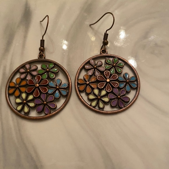 Jewelry - Zella Bohemian Flower Earrings